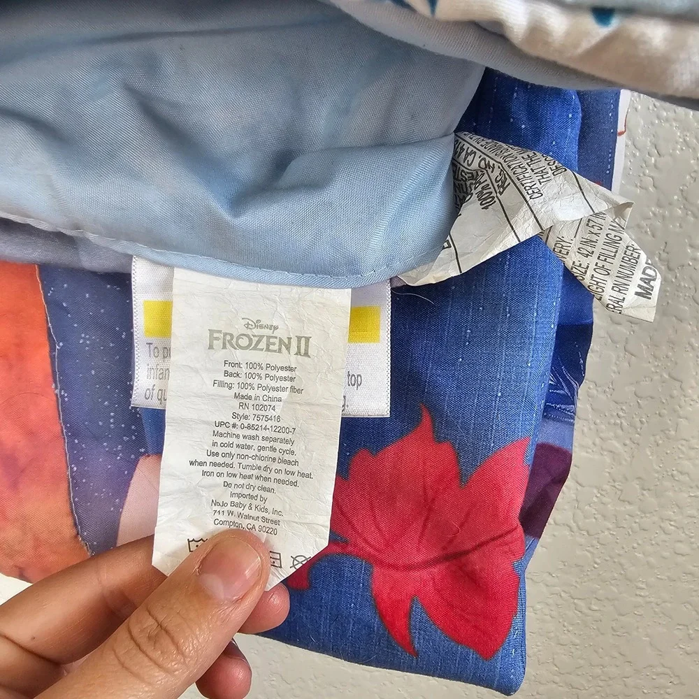 Disney Frozen 2 Kids Twin Comforter Elsa Anna Olaf‎ reversable Piece Bedding Set